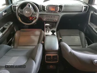 2018 Kia Sportage LX with VIN KNDPM3AC4J7375184, listed as a Copart auction lot 62231484 with 124,179 mi miles and Salvage Title. Bid and sale history available at carsss.com. Image 8.