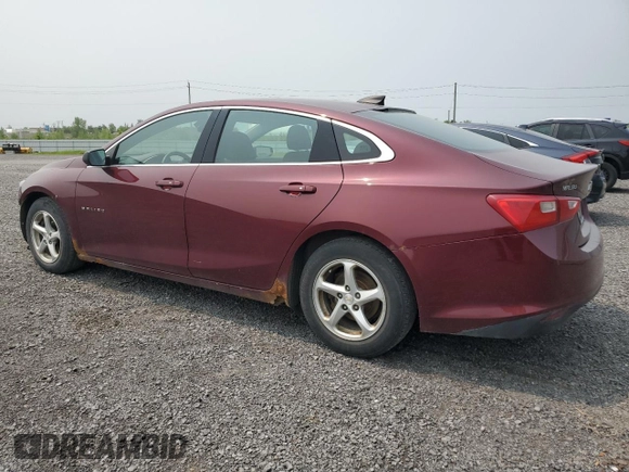 2016 Chevrolet Malibu LS z VIN 1G1ZB5ST3GF331709, wystawiony jako Copart lot #59382975 z przebiegiem 158 910 mil mil oraz Szkoda całkowita • Salvage title. Historia ofert i sprzedaży dostępna na DreamBid. Obrazek 2.