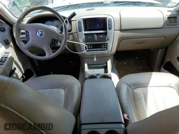 2005 Mercury Mountaineer Convenience z VIN 4M2DU86K35UJ07776, wystawiony jako Copart lot #68299954 z przebiegiem 147 912 mil mil oraz Szkoda całkowita • Salvage title. Historia ofert i sprzedaży dostępna na DreamBid. Obrazek 8.
