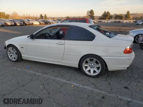 2001 BMW 3 Series 330Ci with VIN WBABN53451JU36194, listed as a Copart auction lot 42038005 with 159,293 mi miles and Salvage Title. Bid and sale history available at carsss.com. Image 2.