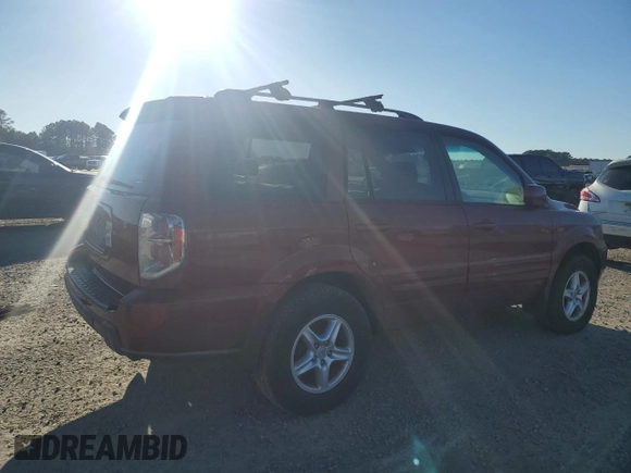 2006 Honda Pilot EX with VIN 5FNYF28476B006649, listed as a Copart auction lot 87133434 with 168,190 mi miles and Clean Title. Bid and sale history available at DreamBid. Image 3.