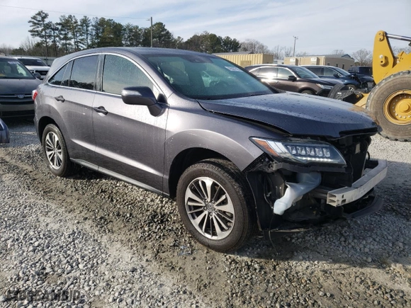 2017 Acura RDX w/Advance Pkg with VIN 5J8TB4H78HL009671, listed as a Copart auction lot 42507745 with 78,640 mi miles and Salvage Title. Bid and sale history available at carsss.com. Image 4.