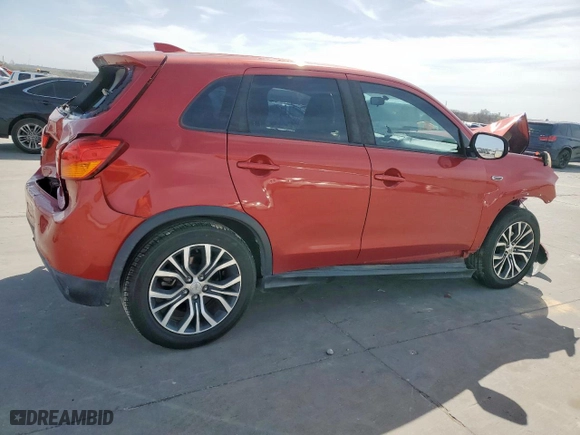 2017 Mitsubishi Outlander Sport ES 2.0 with VIN JA4AP3AU2HZ050340, listed as a Copart auction lot 49537405 with 0 mi miles and Salvage Title. Bid and sale history available at carsss.com. Image 3.