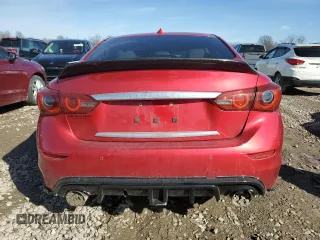 2017 Infiniti Q50 Red Sport 400 с VIN JN1FV7AP3HM850101, выставлен на аукционе Copart как лот 47192335 с пробегом Не указан миль и Списание • Salvage title. История ставок и продаж доступна на DreamBid. Изображение 6.