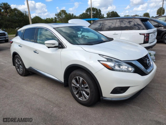2015 Nissan Murano SV with VIN 5N1AZ2MG0FN290650, listed as a Copart auction lot 74561674 with 0 mi miles and Salvage Title. Bid and sale history available at carsss.com. Image 4.