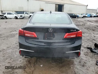 2018 Acura TLX with VIN 19UUB2F33JA005828, listed as a Copart auction lot 41852495 with 53,990 mi miles and Salvage Title. Bid and sale history available at carsss.com. Image 6.