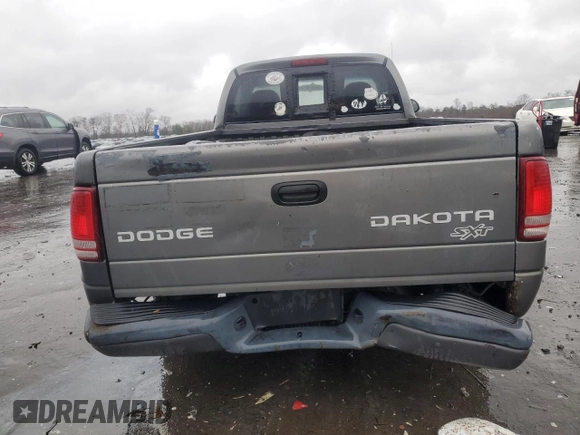2004 Dodge Dakota with VIN 1D7FL16K34S554343, listed as a Copart auction lot 84607944 with 352,061 mi miles and Salvage Title. Bid and sale history available at carsss.com. Image 6.