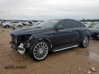 2019 Mercedes-Benz GLE 43 AMG z VIN 4JGED6EB7KA141812, wystawiony jako Copart lot #56543385 z przebiegiem 94 917 mil mil oraz Szkoda całkowita • Salvage title. Historia ofert i sprzedaży dostępna na DreamBid. Obrazek 1.