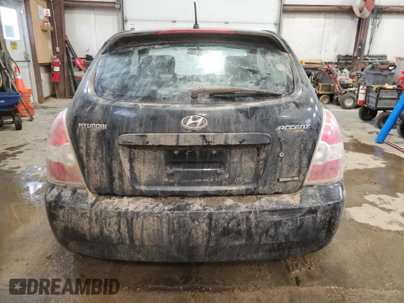 2009 Hyundai Accent Man L with VIN KMHCN35CX9U116679, listed as a Copart auction lot 83571144 with 224,826 mi miles and Clean Title. Bid and sale history available at carsss.com. Image 6.