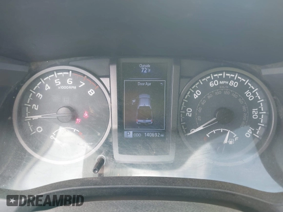 2017 Toyota Tacoma SR5 with VIN 3TMAZ5CN4HM050262, listed as a IAAI auction lot 41891983 with 140,692 mi miles and . Bid and sale history available at DreamBid. Image 7.