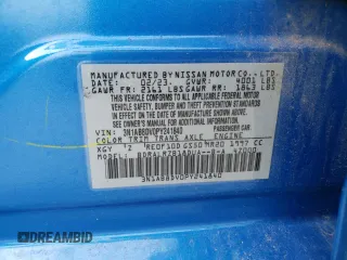 2023 Nissan Sentra SR with VIN 3N1AB8DV0PY241840, listed as a Copart auction lot 81039444 with 44,563 mi miles and Non Repairable. Bid and sale history available at carsss.com. Image 14.
