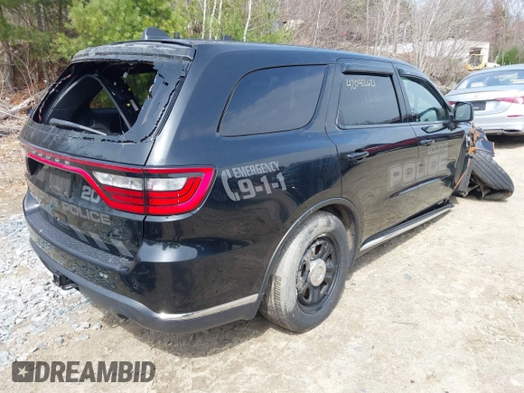 2023 Dodge Durango Pursuit with VIN 1C4RDJFG3PC656322, listed as a IAAI auction lot 42042621 with 10,921 mi miles and . Bid and sale history available at DreamBid. Image 4.