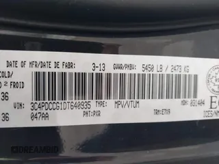 2013 Dodge Journey Crew с VIN 3C4PDCCG1DT640935, выставлен на аукционе IAAI как лот 40676564 с пробегом 154 885 миль миль и . История ставок и продаж доступна на DreamBid. Изображение 9.