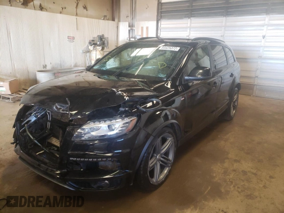 2015 Audi Q7 3.0L TDI Prestige with VIN WA1WMAFE8FD020743, listed as a Copart auction lot 64425372 with 118,501 mi miles. Bid and sale history available at carsss.com. Image 2.