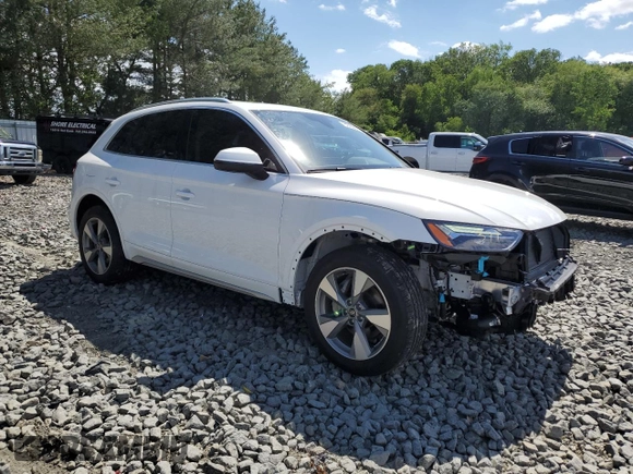 2024 Audi Q5 Premium with VIN WA1ABAFY2R2150639, listed as a Copart auction lot 57469535 with 6,557 mi miles and Salvage title. Bid and sale history available at DreamBid. Image 4.