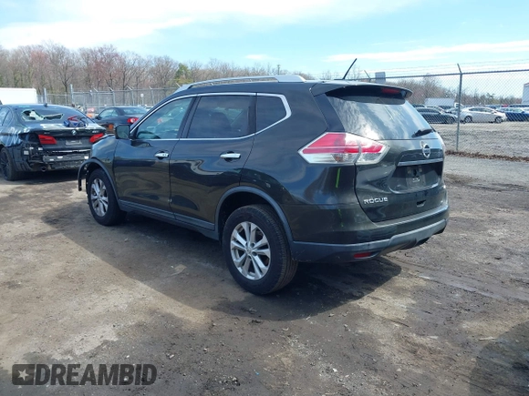 2016 Nissan Rogue SV with VIN KNMAT2MV0GP644922, listed as a IAAI auction lot 41881055 with 118,703 mi miles. Bid and sale history available at carsss.com. Image 3.