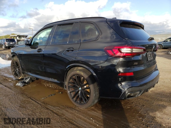 2021 BMW X5 M50i with VIN 5UXJU4C06M9H23429, listed as a Copart auction lot 37866833 with 0 mi miles. Bid and sale history available at carsss.com. Image 2.