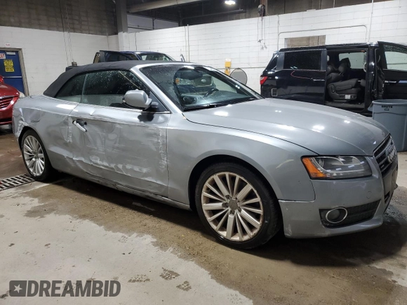 2010 Audi A5 Premium Plus with VIN WAULFAFH8AN007536, listed as a Copart auction lot 78425804 with 167,212 mi miles and Salvage Title. Bid and sale history available at carsss.com. Image 4.