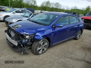2019 Hyundai Ioniq with VIN KMHC75LH7KU048755, listed as a Copart auction lot 52579414 with 42,312 mi miles and Salvage Title. Bid and sale history available at DreamBid. Image 1.
