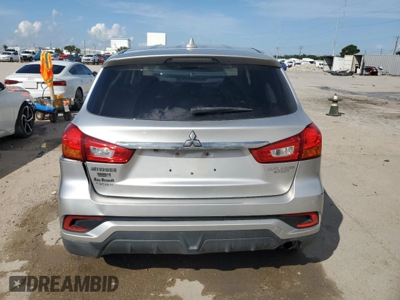 2018 Mitsubishi Outlander ES with VIN JA4AP3AU9JZ025070, listed as a Copart auction lot 61654985 with 122,303 mi miles and Salvage title. Bid and sale history available at DreamBid. Image 6.