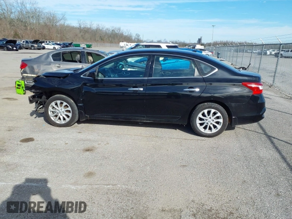 2018 Nissan Sentra SV with VIN 3N1AB7AP6JL624637, listed as a IAAI auction lot 41629422 with 143,673 mi miles. Bid and sale history available at carsss.com. Image 14.