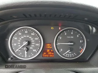 2013 BMW X5 xDrive35i with VIN 5UXZV4C59D0E09161, listed as a Copart auction lot 52372115 with 117,719 mi miles and Salvage Title. Bid and sale history available at carsss.com. Image 9.