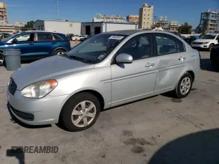 2010 Hyundai Accent GLS with VIN KMHCN4AC4AU426665, listed as a Copart auction lot 76063604 with 154,564 mi miles and Salvage Title. Bid and sale history available at carsss.com. Image 1.