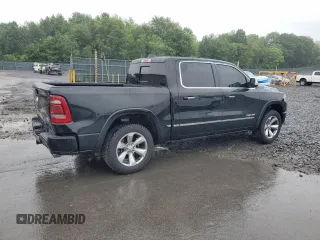2021 Ram 1500 Limited with VIN 1C6SRFHT4MN582023, listed as a Copart auction lot 60895955 with 66,195 mi miles and Salvage title. Bid and sale history available at DreamBid. Image 3.