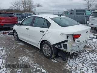 2018 Kia Rio LX with VIN 3KPA24AB8JE057223, listed as a IAAI auction lot 41705738 with 97,674 mi miles. Bid and sale history available at carsss.com. Image 3.