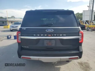 2022 Ford Expedition Platinum with VIN 1FMJU1MT4NEA39649, listed as a Copart auction lot 52614555 with 44,544 mi miles and Salvage title. Bid and sale history available at DreamBid. Image 6.