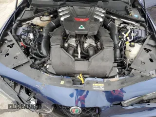 2017 Alfa Romeo Giulia with VIN ZARFAEAV0H7548796, listed as a Copart auction lot 81103094 with 63,028 mi miles and Salvage title. Bid and sale history available at DreamBid. Image 12.