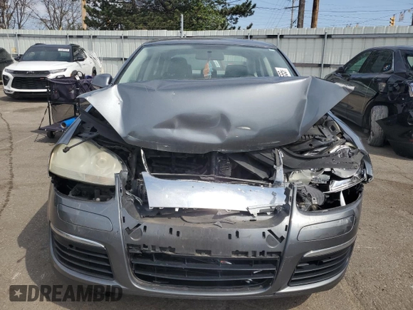 2008 Volkswagen Jetta Sedan SE with VIN 3VWRM71K48M074080, listed as a Copart auction lot 53831555 with 171,609 mi miles and Salvage Title. Bid and sale history available at carsss.com. Image 5.