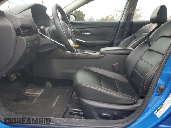 2023 Nissan Sentra SR with VIN 3N1AB8DVXPY263585, listed as a Copart auction lot 47265645 with 46,125 mi miles and Salvage Title. Bid and sale history available at DreamBid. Image 7.