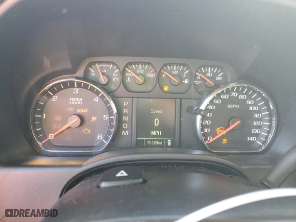 2016 Chevrolet Silverado 1500 LS with VIN 1GCRCNEH7GZ353982, listed as a Copart auction lot 86853644 with 75,189 mi miles and Salvage Title. Bid and sale history available at carsss.com. Image 9.