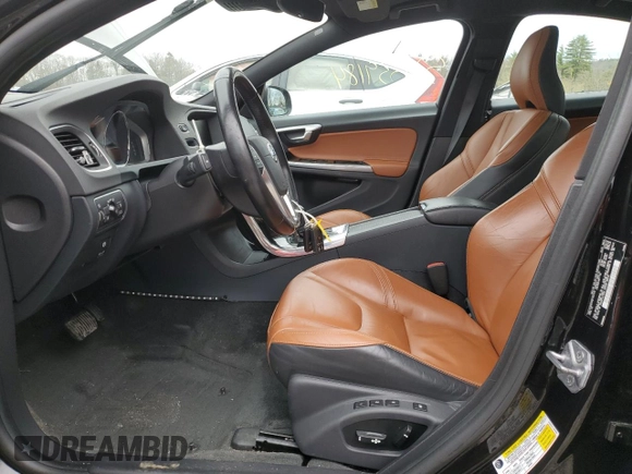 2015 Volvo S60 T5 Platinum with VIN YV1612TMXF1347012, listed as a Copart auction lot 52639184 with 109,005 mi miles and Salvage Title. Bid and sale history available at carsss.com. Image 7.
