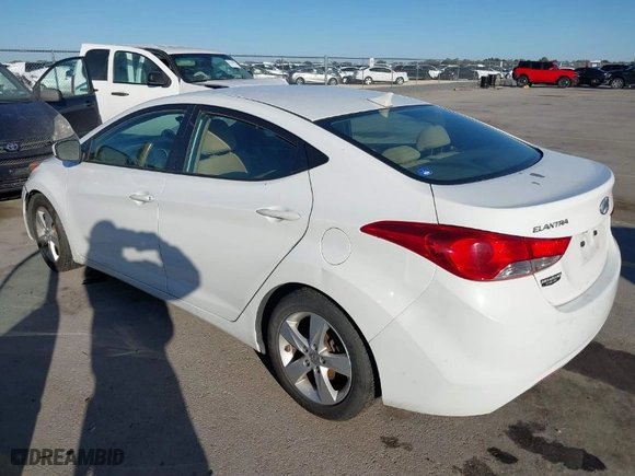 2013 Hyundai Elantra Limited with VIN 5NPDH4AE9DH369878, listed as a IAAI auction lot 41766115 with 222,777 mi miles. Bid and sale history available at carsss.com. Image 3.