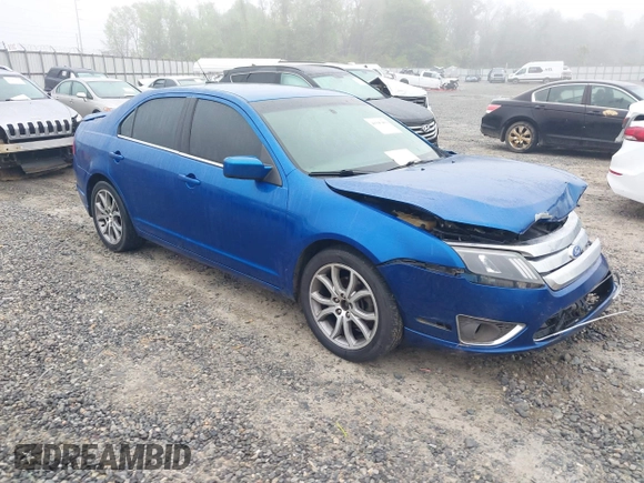 2012 Ford Fusion SE with VIN 3FAHP0HA4CR403923, listed as a IAAI auction lot 41945401 with 189,190 mi miles. Bid and sale history available at carsss.com. Image 1.