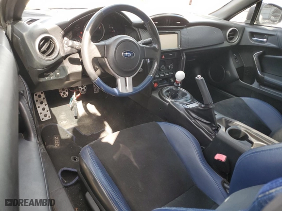 2015 Subaru BRZ Series.Blue with VIN JF1ZCAC1XF9600852, listed as a Copart auction lot 74899194 with 97,677 mi miles and Salvage Title. Bid and sale history available at carsss.com. Image 8.