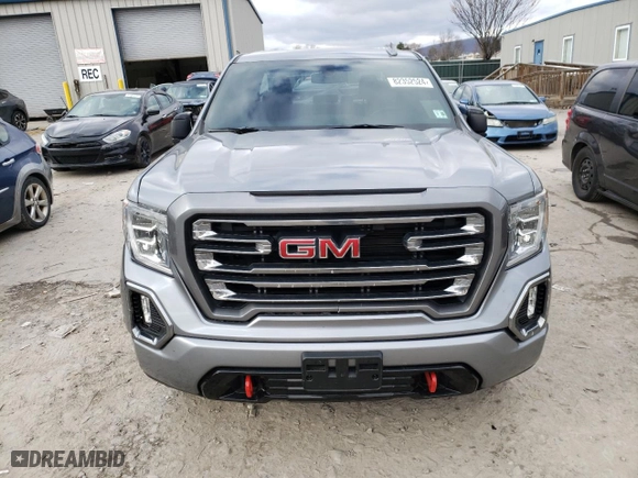 2020 GMC Sierra 1500 AT4 with VIN 3GTP9EED0LG247631, listed as a Copart auction lot 82352524 with 155,695 mi miles and Salvage Title. Bid and sale history available at carsss.com. Image 5.