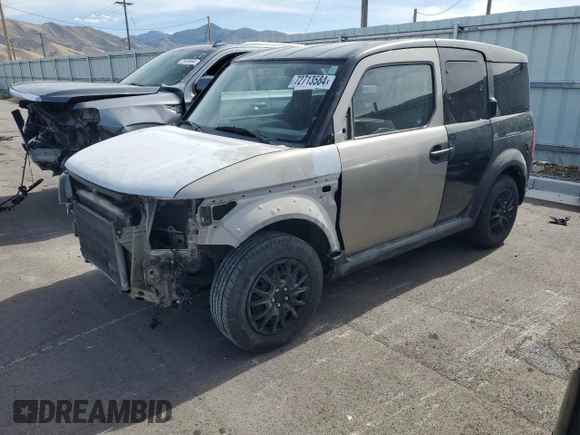 2008 Honda Element LX with VIN 5J6YH17358L800492, listed as a Copart auction lot 72713584 with 126,806 mi miles and Salvage Title. Bid and sale history available at DreamBid. Image 1.