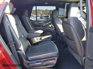 2021 Cadillac Escalade Premium Luxury with VIN 1GYS4BKL8MR396383, listed as a Copart auction lot 83378474 with 58,569 mi miles and Salvage Title. Bid and sale history available at carsss.com. Image 11.