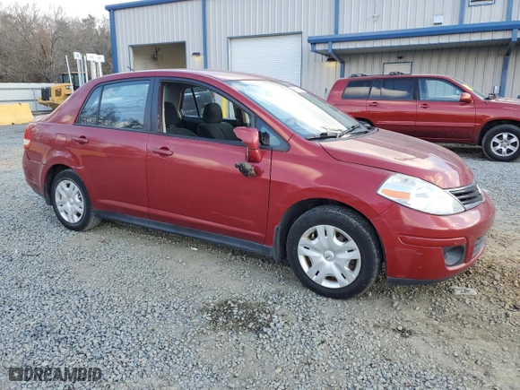 2010 Nissan Versa 1.8 S with VIN 3N1BC1AP2AL433022, listed as a Copart auction lot 86114384 with 180,689 mi miles and Salvage Title. Bid and sale history available at carsss.com. Image 4.