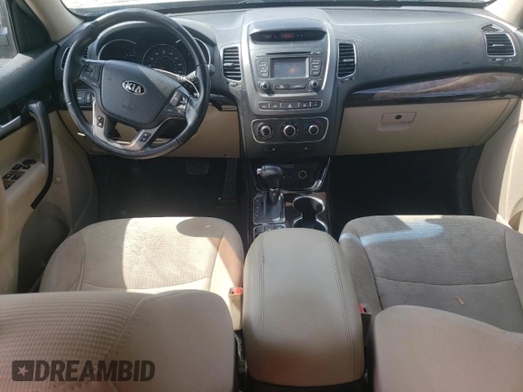 2015 Kia Sorento LX with VIN 5XYKT3A69FG570795, listed as a Copart auction lot 53886515 with 191,201 mi miles and Salvage Title. Bid and sale history available at DreamBid. Image 8.