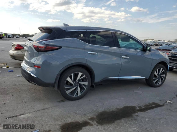 2024 Nissan Murano SL with VIN 5N1AZ2CJ7RC112702, listed as a Copart auction lot 74517844 with 8,948 mi miles and Salvage Title. Bid and sale history available at carsss.com. Image 3.