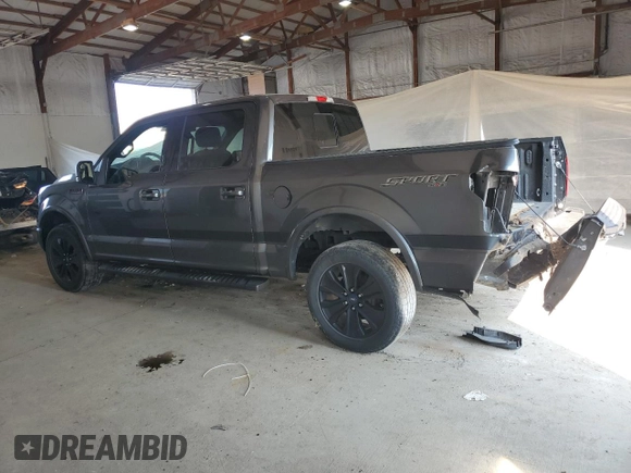 2020 Ford F-150 XL with VIN 1FTEW1E44LFC02735, listed as a Copart auction lot 62062125 with 111,471 mi miles and Salvage title. Bid and sale history available at DreamBid. Image 2.