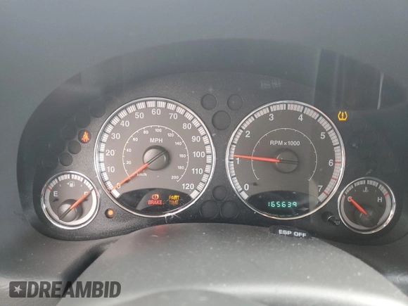 2006 Jeep Liberty Limited z VIN 1J4GL58K86W293252, wystawiony jako Copart lot #51135985 z przebiegiem 165 639 mil mil oraz Szkoda całkowita • Salvage title. Historia ofert i sprzedaży dostępna na DreamBid. Obrazek 9.