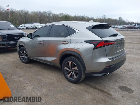 2018 Lexus NX with VIN JTJBARBZ1J2165385, listed as a IAAI auction lot 41935813 with 87,953 mi miles. Bid and sale history available at carsss.com. Image 3.