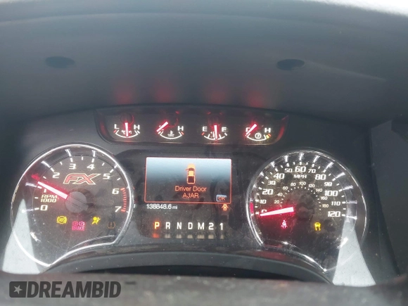 2013 Ford F-150 XL with VIN 1FTFW1EF9DKG28175, listed as a IAAI auction lot 41972138 with 138,848 mi miles and . Bid and sale history available at DreamBid. Image 7.