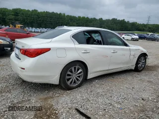 2017 Infiniti Q50 Premium with VIN JN1EV7AP3HM732884, listed as a Copart auction lot 60314675 with 75,597 mi miles and Salvage title. Bid and sale history available at DreamBid. Image 3.