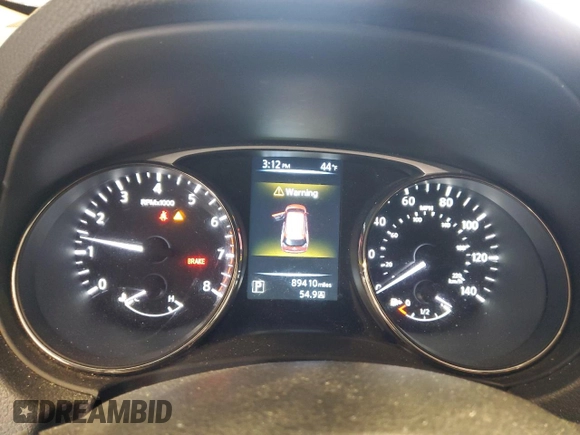 2016 Nissan Rogue SV with VIN KNMAT2MV1GP633895, listed as a Copart auction lot 43205725 with 89,410 mi miles and Non Repairable. Bid and sale history available at carsss.com. Image 9.